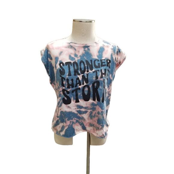 Tie dye graphic phrase tee - Picture 1 of 3